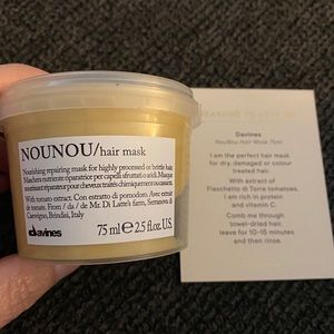 Unopened Davines NouNou hair mask 75ml